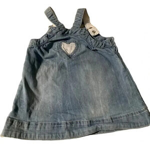Kanz baby girl size 9 months denim dress